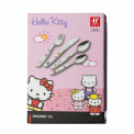 Komplet sztućców dla dzieci Hello Kitty 4 elementy - 2