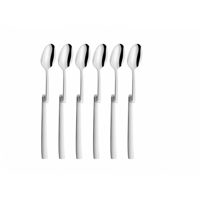 Set of 6 Dinner Latte Spoons - 1