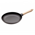 Cast Iron Pan with Wooden Handle 28cm - 1