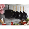 Cast Iron Pan with Wooden Handle 28cm - 3