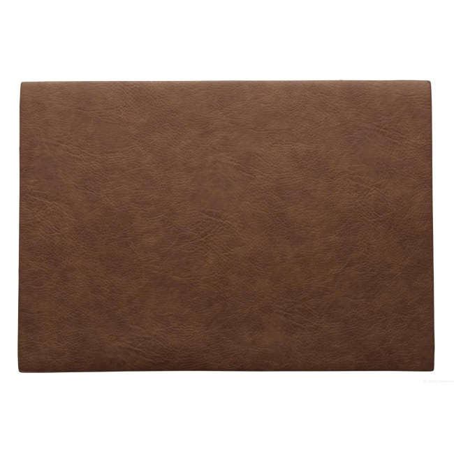 Caramel Vegan Leather Placemat 46x33cm