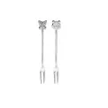 Set of 2 Party Fashion Inox Forks - 1