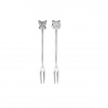 Set of 2 Party Fashion Inox Forks