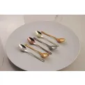 Set of 6 Taste PVD Espresso Spoons Black - 5