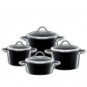 Vitaliano Nero Cookware Set 8 Pieces - 1