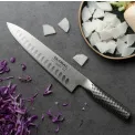 Global G-77 Fluted Chef's Knife 20cm - 3
