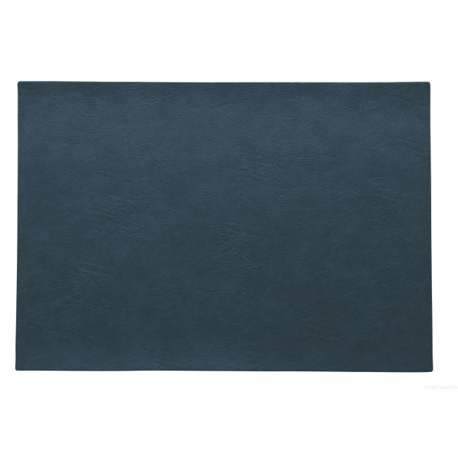 Placemat Vegan Leather 46x33cm Navy