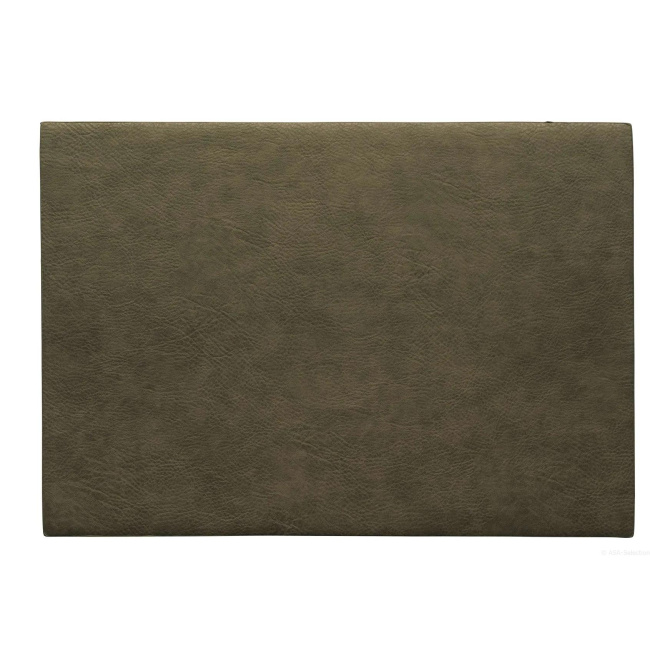 Placemat Vegan Leather 46x33cm Khaki