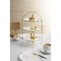 Three-Tier Gold a'Table Etagere (for 21cm plates) - 2