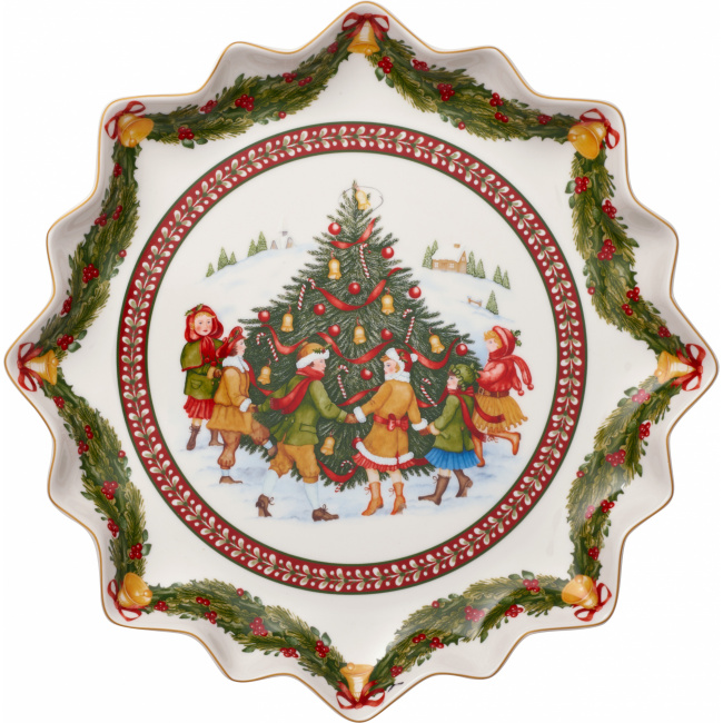 Toy's Fantasy Deep Plate 39cm Christmas Tree - 1