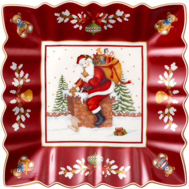 Toy's Fantasy Plate 23cm Santa Claus on Roof - 1
