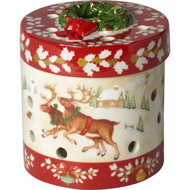 Lampion Pudełko Christmas Toys 16x20cm mikołaj - 1