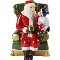 Santa Claus Figurine in a Chair Christmas Toys 15cm