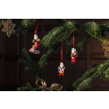 Set of 3 Nostalgic Ornaments Santa Clauses - 2
