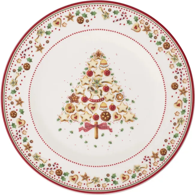 Talerz bufetowy Winter Bakery Delight 32cm choinka - 1