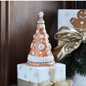 Gingerbread Christmas Tree Lantern Winter Bakery Decoration 15x8cm - 3
