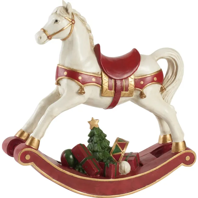 Koń na biegunach Christmas Toys 2019 32,5x33cm