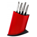 Set of 5 Global GKB-52CR Knives in a Red Block - 1