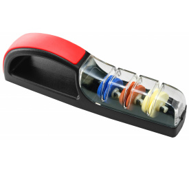 Ceramiczna ostrzałka wodna MinoSharp Plus 3 550 czarno-czerwona