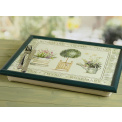 Tray with Topiary Cushion 44x33cm - 3