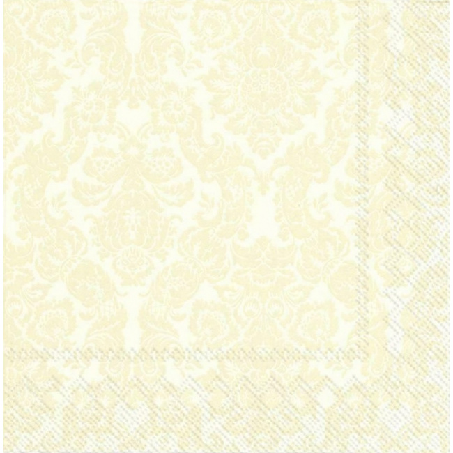 Cream Paper Napkins 33cm - 1