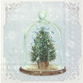 Christmas Tree Under Glass Paper Napkins 33cm - 1