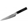 Polished Tojiro Origami Black 13cm Utility Knife - 1