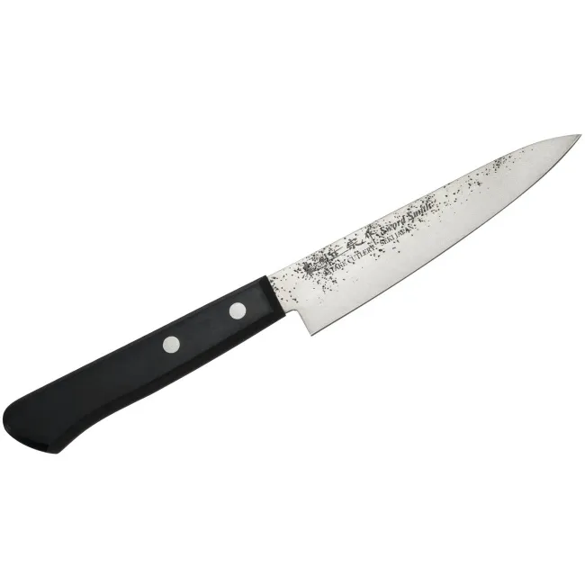 Satake Nashiji Black Pakka 12cm Utility Knife