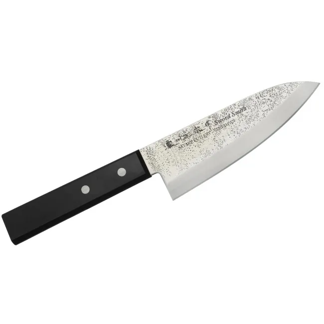Nóż Satake Nashiji Black Pakka 15,5cm Deba