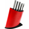 Set of 5 Knives in Red Block - 1