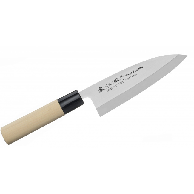 Nóż Satake MV Natural 15,5cm Deba