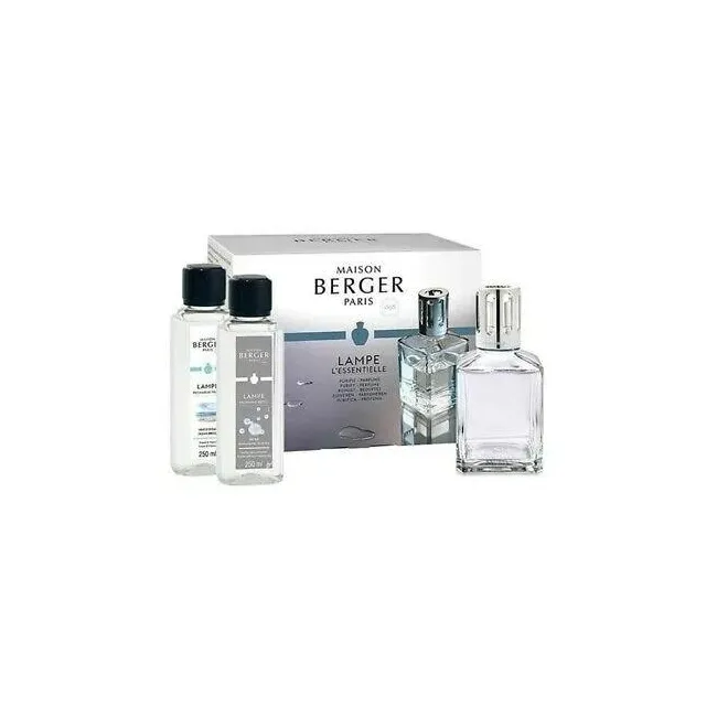 Square Essential Fragrance Lamp Set + 2x 250ml Fragrance Oils - 1