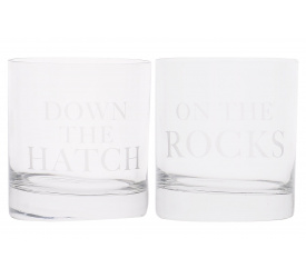 Zestaw 2 szklanek Earlstree & Co 250ml do whisky 