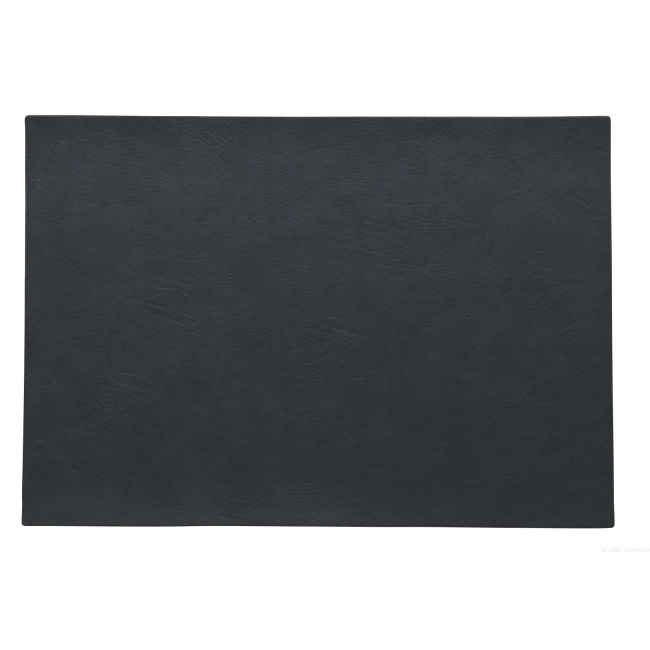 Vegan Leather Placemat 46x33cm Navy