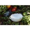 Garnek żeliwny Cocotte Pomidor 25cm 2,5l biały - 2