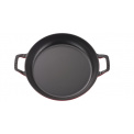 Garnek żeliwny Braiser 30cm 3,5l z pokrywą czerwony - 2