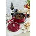 Garnek żeliwny Cocotte Bordeaux 5,5l 31cm  - 5
