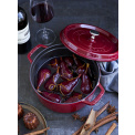 Garnek żeliwny Cocotte Bordeaux 5,5l 31cm  - 6