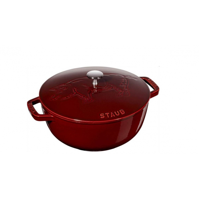 Garnek Pig Cocotte 24cm 3,8l grenadynowy - 1