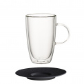 Artesano Hot Beverages Cup with Saucer 450ml for Coffee/Tea