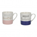 Set of 2 Ava & I His and Her Mugs 450ml - 1