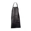 Fartuch ze skóry wegańskiej 90x82cm Black - 1