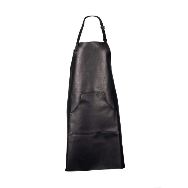 Vegan Leather Apron 90x82cm Black