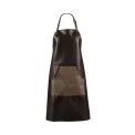 Vegan Leather Apron Brown 90x82cm