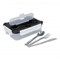 Lunchbox 1L + Cutlery Black - 1