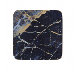 Komplet 6 podkładek Navy Marble 10x10cm