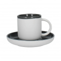 Filiżanka ze spodkiem La Cafetiere Barcelona 300ml do kawy - 1