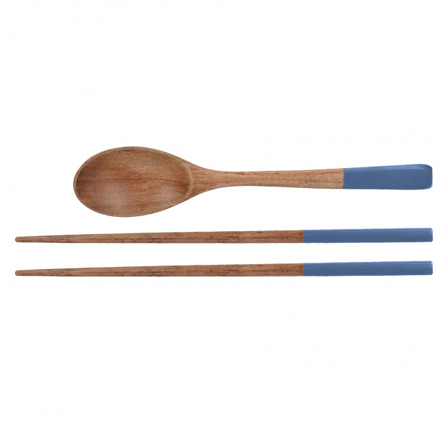 Set of 2 Chopsticks with Spoon Mikasa Drift - 1