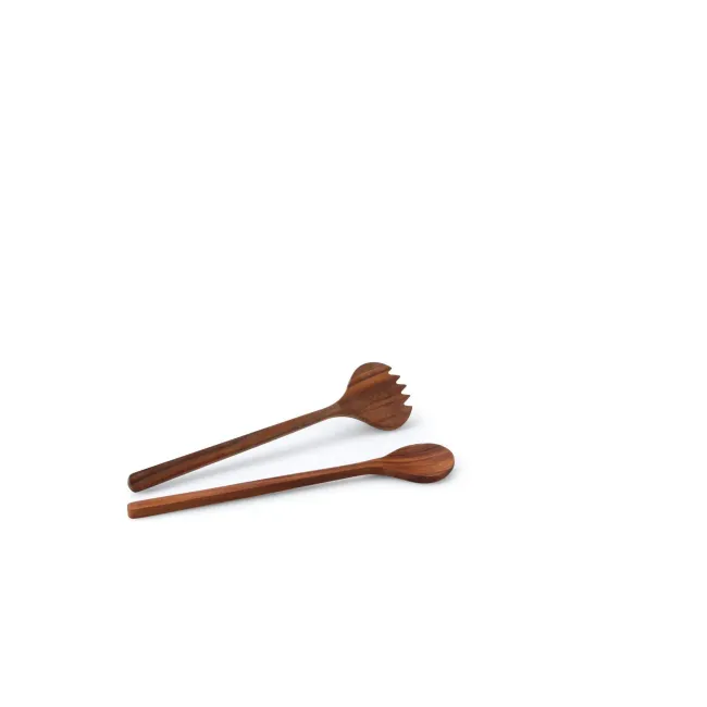 Set of Salad Bowls from Acacia Wood 36cm - 1