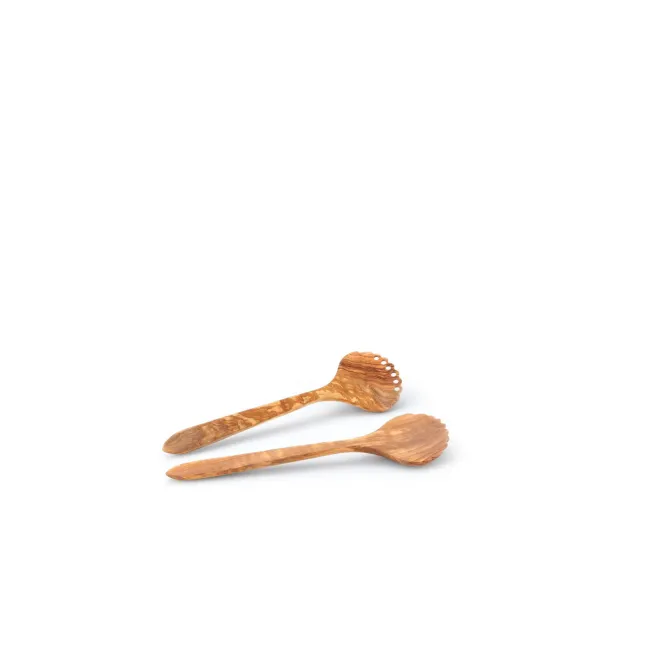 Komplet sałatkowy z drewna oliwnego 31,5cm